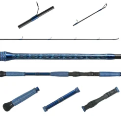 Jigging World MK2 7'6" Custom Spinning Rod - Blue