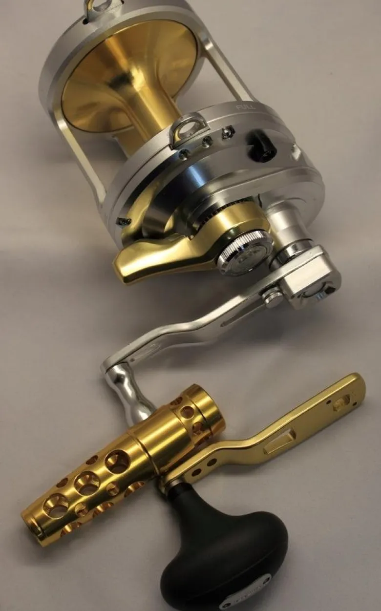Jigging World - Power Handle for Shimano Talica 2 Speed 8 & 10 Lever Drag Reels