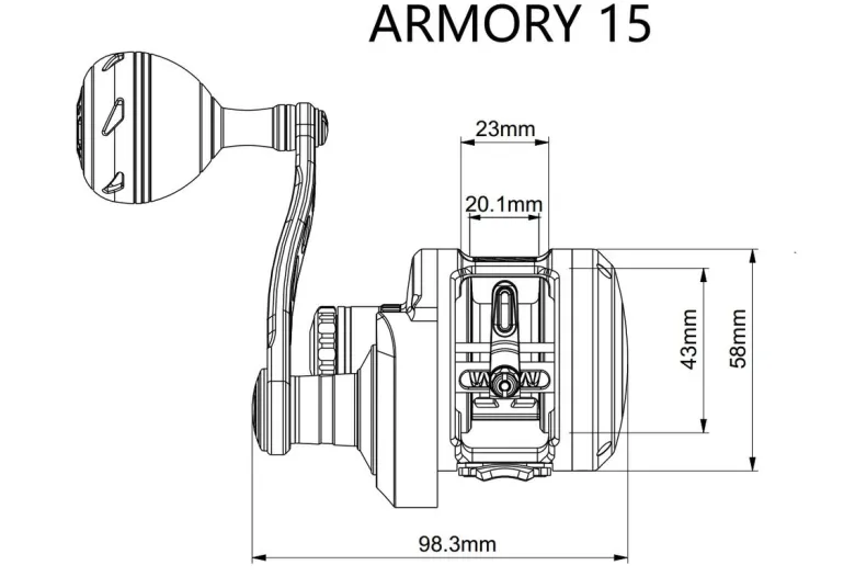 Maxel Armory Wind Conventional Reels