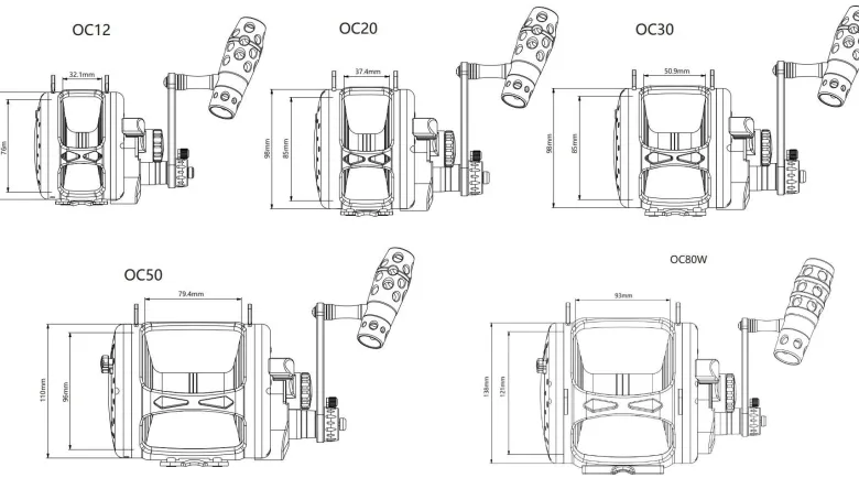 Maxel Oceanic Trolling Conventional Reels *Final Sale*