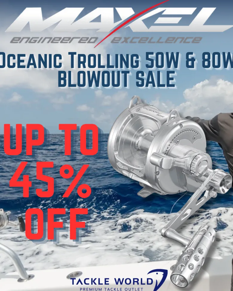 Maxel Oceanic Trolling Conventional Reels *Final Sale*