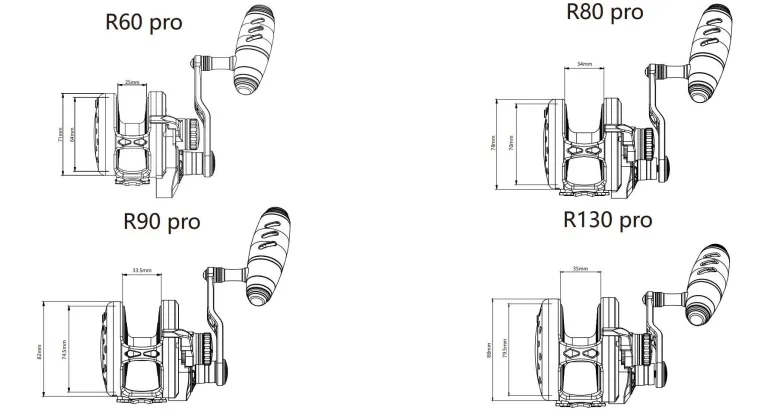 Maxel Rage Pro Drag Conventional Reels