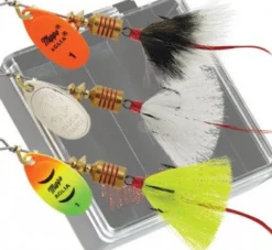 Mepps Trout Pocket Pac - #1 Aglia Dressed Inline Spinners