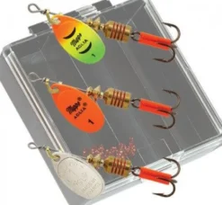 Mepps Trout Pocket Pac - #1 Aglia Plain Inline Spinners