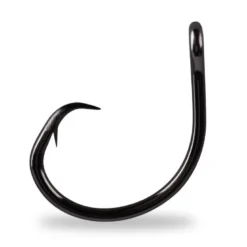 Mustad Demon Perfect Circle In-Line 3X Hooks Black Knickel