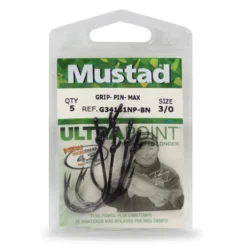 Mustad G34131NP-BN Grip-Pin Max Hooks