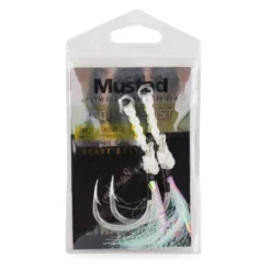 Mustad J-Assist2 Heavy Duty Jigging Assist Rig with White Flash