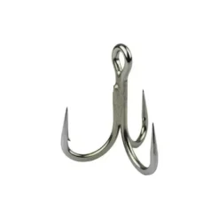 Mustad Jaw Lok 5X Strong In-Line Treble Hooks