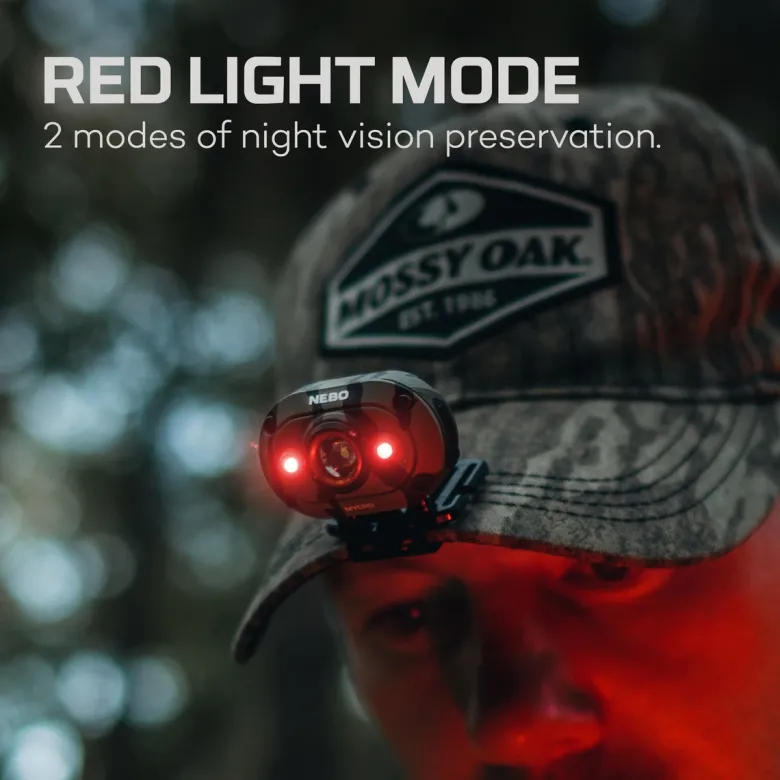 Nebo Mycro 400 Lumen Headlamp Mossy Oak BottomLand