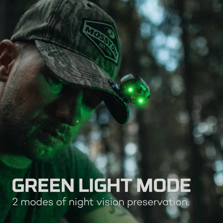Nebo Mycro 400 Lumen Headlamp Mossy Oak BottomLand