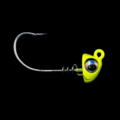 NLBN - No Live Bait Needed Hot Heads Screw Lock Jig Heads for 5