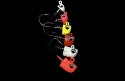 NLBN - No Live Bait Needed Hot Heads Screw Lock Jig Heads for 3" Paddle Tails