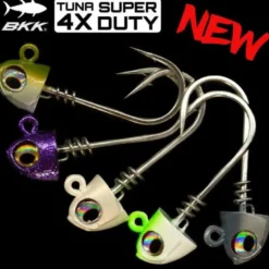 NLBN - No Live Bait Needed Tuna 4x Super-Duty Screw Lock Jig Heads