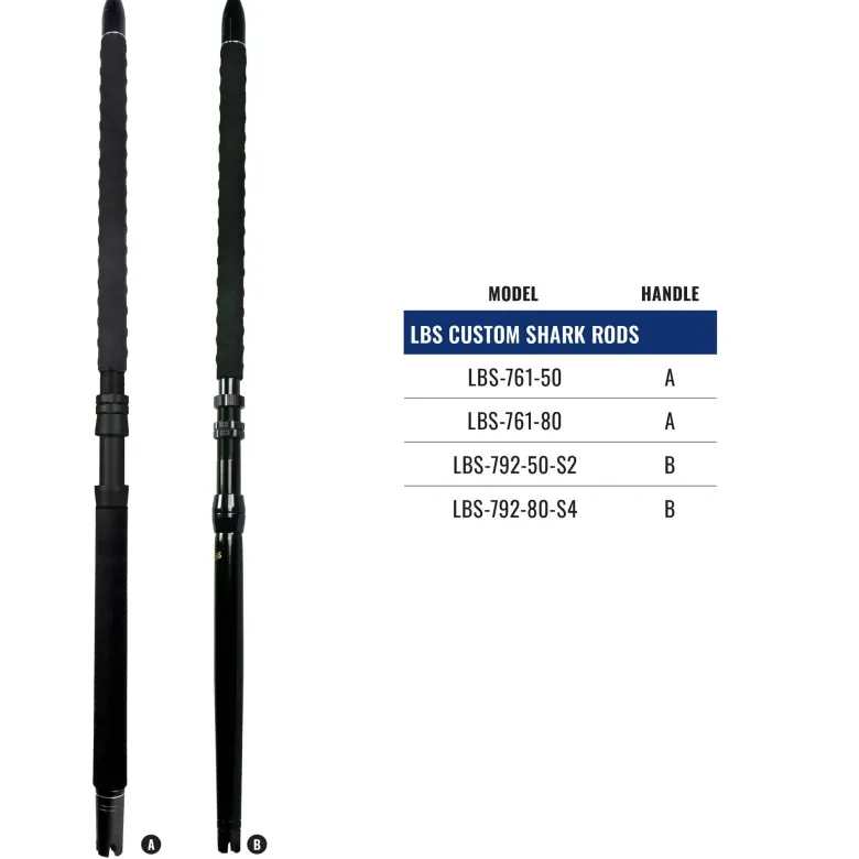 Okuma LBS Custom Shark Conventional Rods