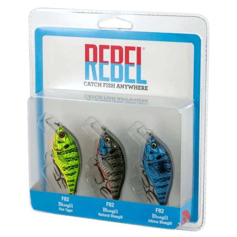 Rebel Bluegill 3 Pack Crankbaits
