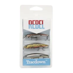 Rebel Tracdown Ghost Minnow 3 Pack Crankbaits