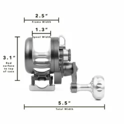 Seigler LGN Large Game Narrow Lever Drag Reels