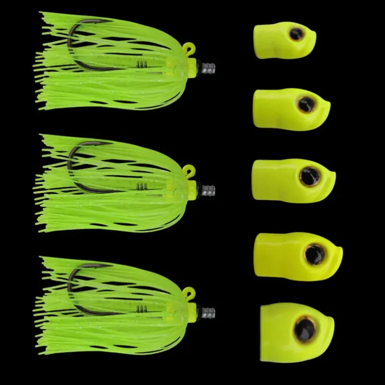 Stack Tackle Skirted Screwy Head 5/0 Jigs