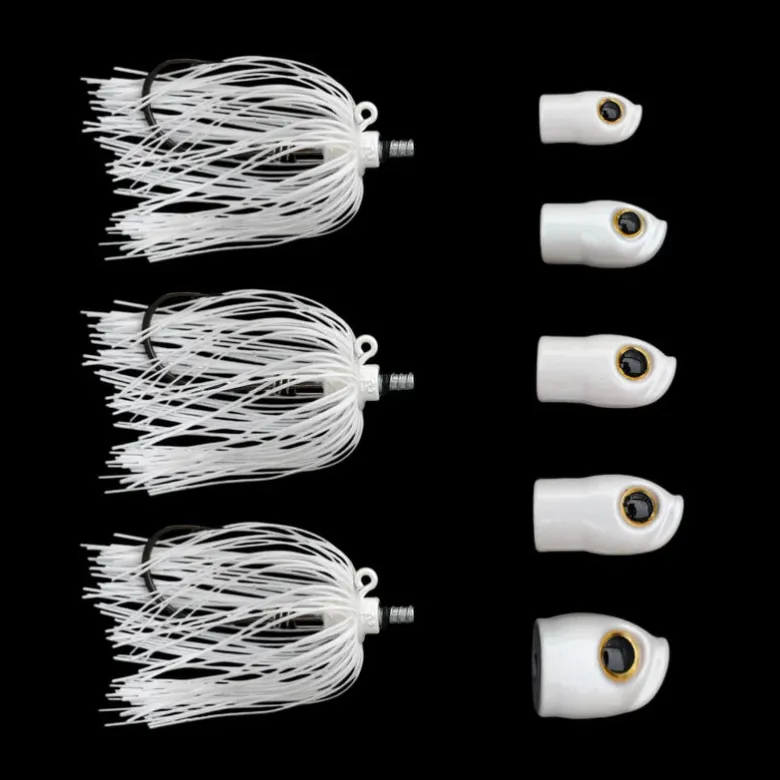 Stack Tackle Skirted Screwy Head 5/0 Jigs