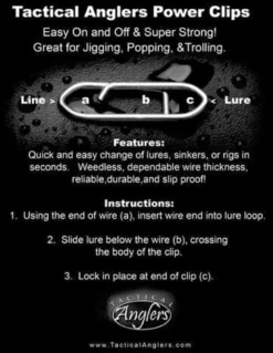 Tactical Anglers Power Clips