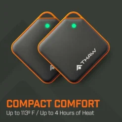 Thaw 2K Rechargeable Hand Warmers and Knit Beanie