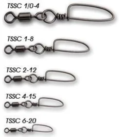 Tsunami Pro Strong Swivels with Coastlock Snap