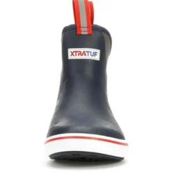 Xtratuf Men's 6" Ankle Deck Boots Navy/Red