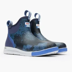 Xtratuf Men's 6" Ankle Deck Boots Xtreme Deep Sea Camo