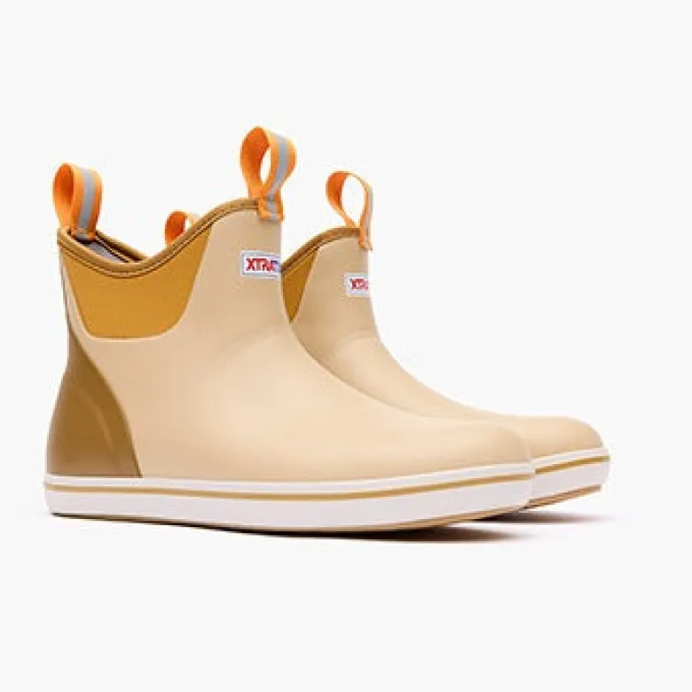 Xtratuf Men's 6" Ankle Deck Boots Tan