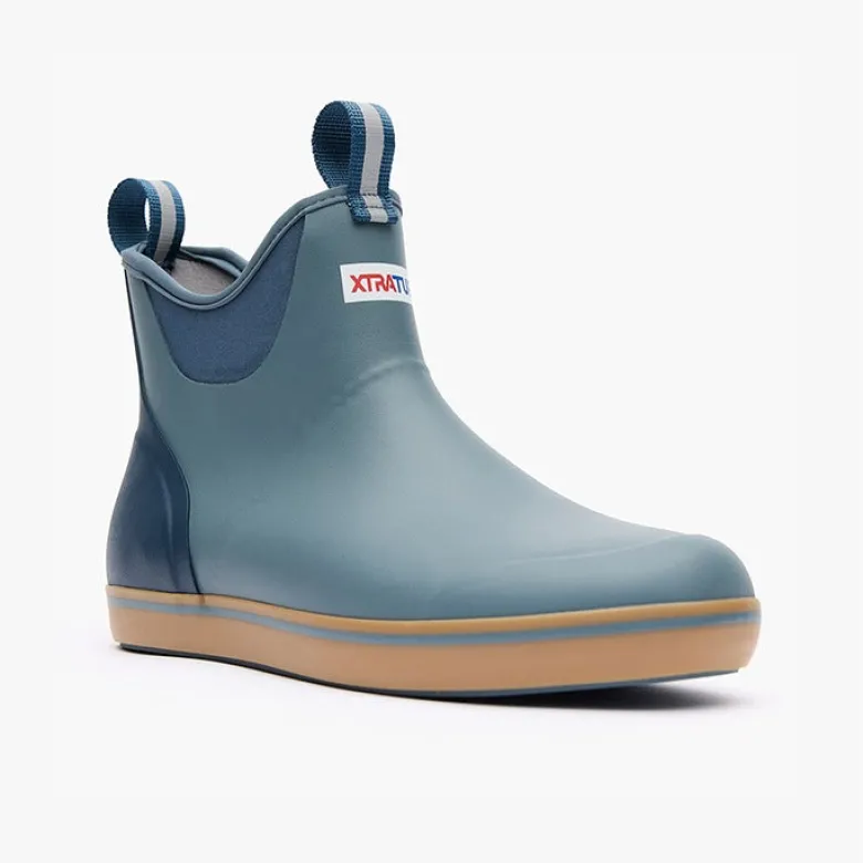 Xtratuf Men's 6" Ankle Deck Boots Stormy Blue