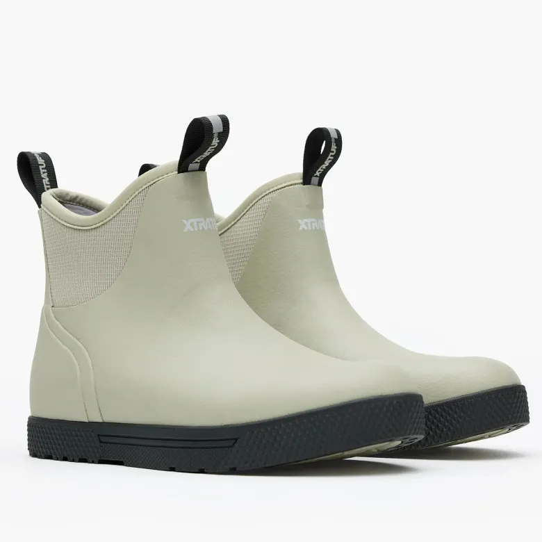 Xtratuf Men's 6" Wheelhouse Ankle Deck Boots Stone