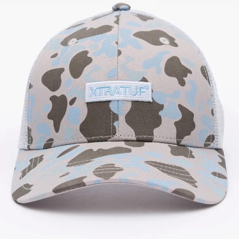Xtratuf Unisex Trucker Hat Ice Duck Camo