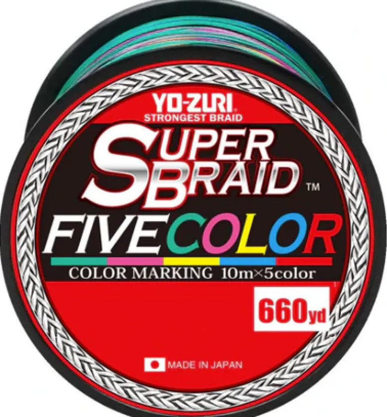 Yo-Zuri Superbraid Braided Line Five Color