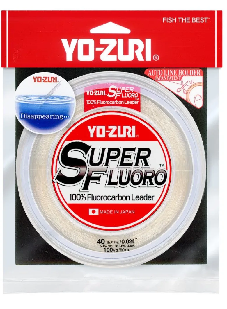 Yo-Zuri SuperFluoro Fluorocarbon Leader Natural Clear